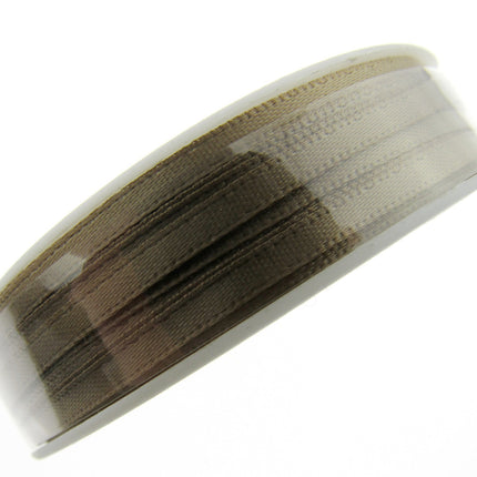 Thin Satin Ribbon 3mm Double Faced Satin Ribbon Woven Edge 50 Meter Roll - ThreadandTrimmings