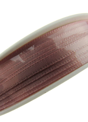 Thin Satin Ribbon 3mm Double Faced Satin Ribbon Woven Edge 50 Meter Roll - ThreadandTrimmings