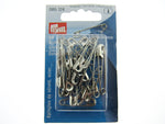 Prym Assorted Steel Safety Pins (27mm/38mm/50mm) - 24 Piece Card