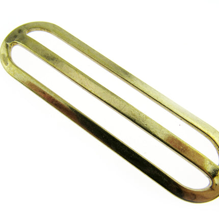 Metal Slider Gold Colour 50mm 63mm to Adjust Webbing Shoulder Strap Length CX46 - ThreadandTrimmings