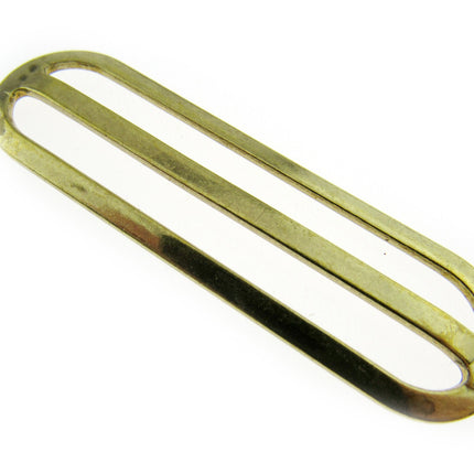 Metal Slider Gold Colour 50mm 63mm to Adjust Webbing Shoulder Strap Length CX46 - ThreadandTrimmings