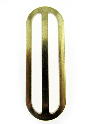 Metal Slider Gold Colour 50mm 63mm to Adjust Webbing Shoulder Strap Length CX46 - ThreadandTrimmings