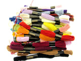 36 x Embroidery Skeins - 8m Skeins - Colourfast - 6 Strand - 100% Cotton