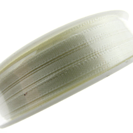 Thin Satin Ribbon 3mm Double Faced Satin Ribbon Woven Edge 50 Meter Roll - ThreadandTrimmings