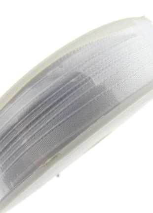 Thin Satin Ribbon 3mm Double Faced Satin Ribbon Woven Edge 50 Meter Roll - ThreadandTrimmings