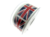 Union Jack Patriotic Satin Ribbon by Berisford's -Choice 25mm/35mm & 3m/5m Lengt