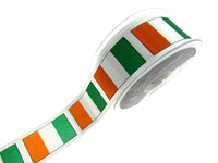 Berisford's Irish Tricolour Patriotic Satin Ribbon (Choose from 25mm and 35mm)