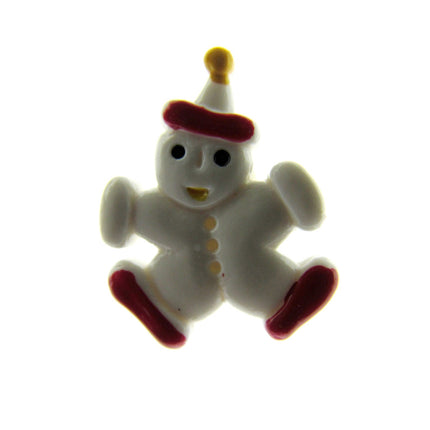 Clown Buttons Hand Painted Plastic Children's Shank Buttons Clothing 15mm CN8