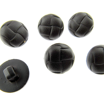 Leather Look Coat Buttons Sprayed Tan Brown Football Shank Buttons 5 Sizes CN70 - ThreadandTrimmings