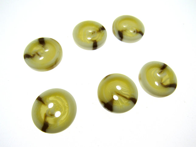Aran Buttons Ivory Cream Brown Colour Easy Match 2 Holes 15 18 23 or 25mm CP40