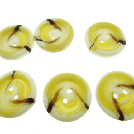 Aran Buttons Ivory Cream Brown Colour Easy Match 2 Holes 15 18 23 or 25mm CP40