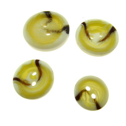 Aran Buttons Ivory Cream Brown Colour Easy Match 2 Holes 15 18 23 or 25mm CP40
