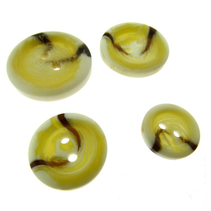 Aran Buttons Ivory Cream Brown Colour Easy Match 2 Holes 15 18 23 or 25mm CP40