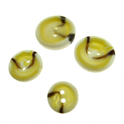 Aran Buttons Ivory Cream Brown Colour Easy Match 2 Holes 15 18 23 or 25mm CP40