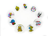 Round Crystal Children's Character Shank Buttons - 15mm - CG7