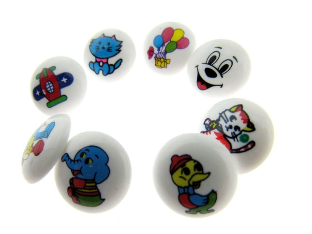 Kids anomaly baby buttons on a white background