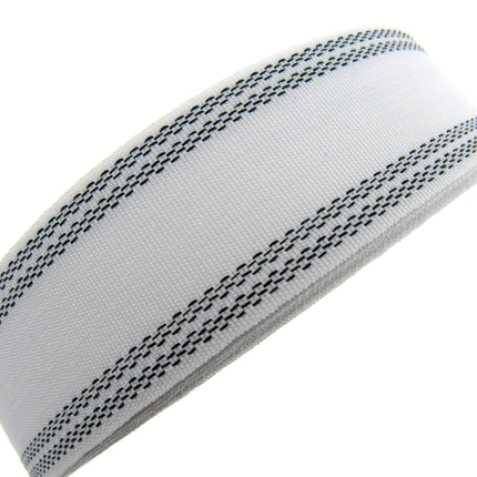 Waistband Petersham For Skirts & Millinery - 25mm/38mm - Black/White - ThreadandTrimmings