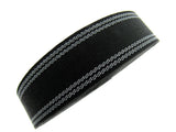 Waistband Petersham For Skirts & Millinery - 25mm/38mm - Black/White