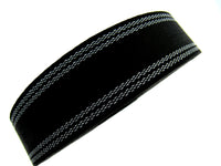 Waistband Petersham For Skirts & Millinery - 25mm/38mm - Black/White