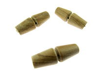 Wooden Toggles Made From Olive Wood.  Single Hole Toggle For Duffle Coats CW10