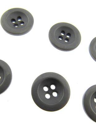 Round Trouser Buttons with Four Holes 18mm (11/16") 7 Colours Available P102 - ThreadandTrimmings