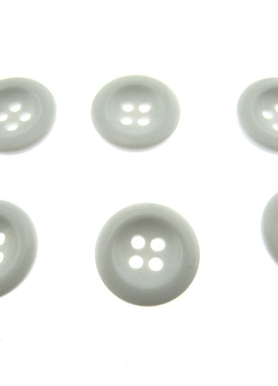 Round Trouser Buttons with Four Holes 18mm (11/16") 7 Colours Available P102 - ThreadandTrimmings