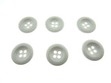 Round Four Hole Trouser Brace Buttons - 18mm (11/16") - 7 Colours Available P102
