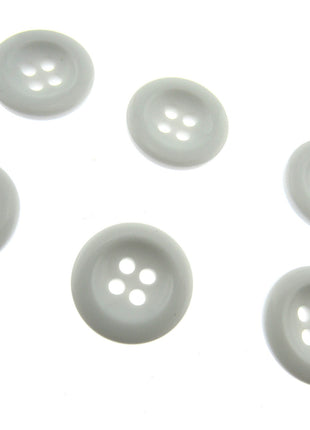 Round Trouser Buttons with Four Holes 18mm (11/16") 7 Colours Available P102 - ThreadandTrimmings