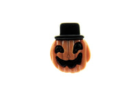 18mm Halloween Button with Scary face & Top Hat- 303828