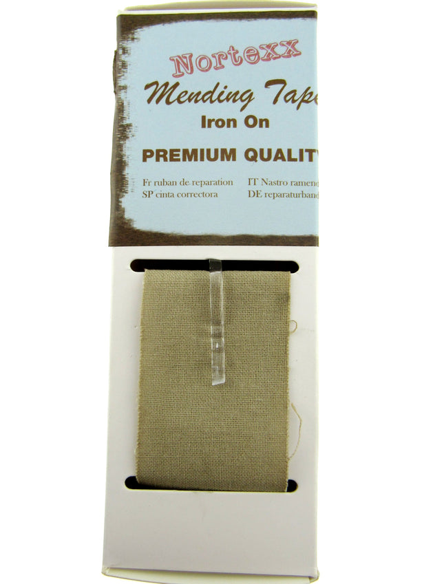 Iron On Cotton Mending Repair Tape - Measured & Cut From Factory Fresh Roll 35mm - ThreadandTrimmings