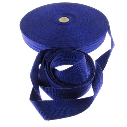 Soft Cotton Rich Herringbone Twill Webbing Strap For Bags - 25mm Wide - ThreadandTrimmings