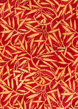 Bamboo Batik Cotton Fabric in Burnt Orange by John Louden 100% Cotton JLB0122 - ThreadandTrimmings