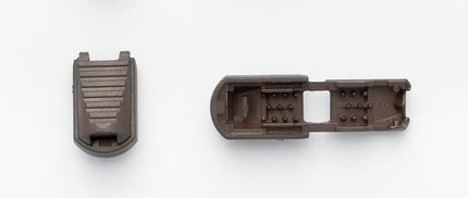 Snap Together Cord Locks End Covers – Black Brown White – Fits 2–3mm Elastic k18 - ThreadandTrimmings