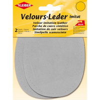 Imitation Suede Velour Iron On Patches by Klieber - 2 Synthetic Patches - K877