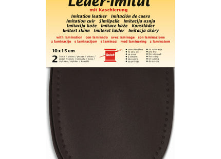 Imitation Leather Elbow or Knee Patch Repair Patches 10 x 15cm Sew-on k894 - ThreadandTrimmings