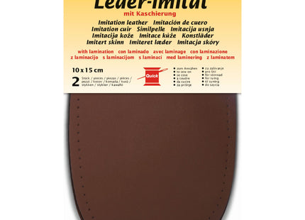 Imitation Leather Elbow or Knee Patch Repair Patches 10 x 15cm Sew-on k894 - ThreadandTrimmings