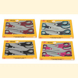 Kleiber Soft Touch 4-Piece Scissor Set Suitable for Left or Right Handers - ThreadandTrimmings