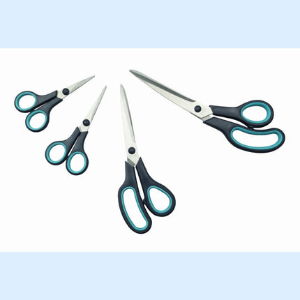 Kleiber Soft Touch 4-Piece Scissor Set Suitable for Left or Right Handers - ThreadandTrimmings