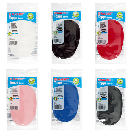 Iron on Jersey Patch Stretch Sportswear by Marbet Ideal For Knitwear Clothing - ThreadandTrimmings