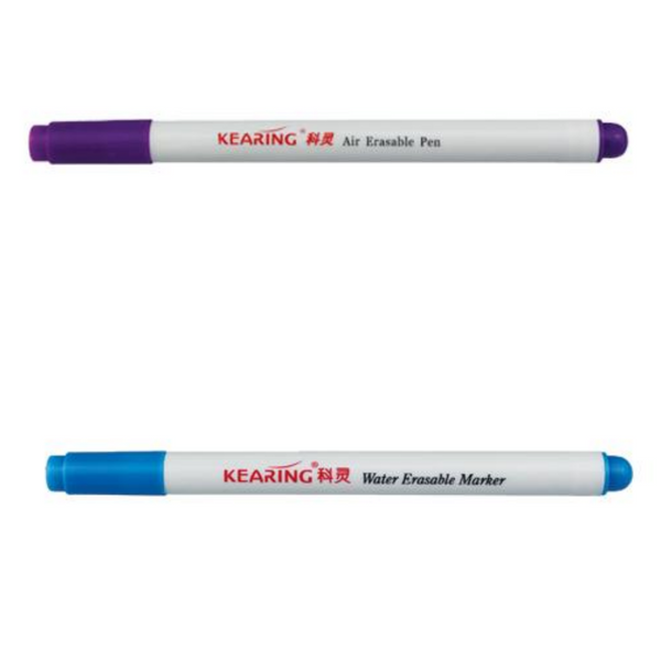 Vanishing Fabric Marker Pens - Air or Water Erasable Pens - Water Soluble Marker