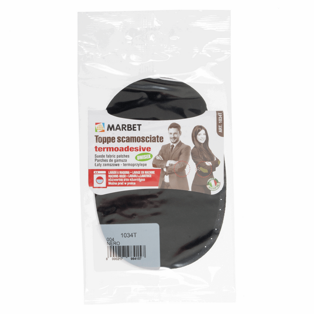 Imitation Suede Patches by Marbet - Iron On Synthetic Mending Repair Patches - ThreadandTrimmings