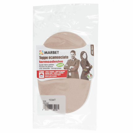 Imitation Suede Patches by Marbet - Iron On Synthetic Mending Repair Patches - ThreadandTrimmings
