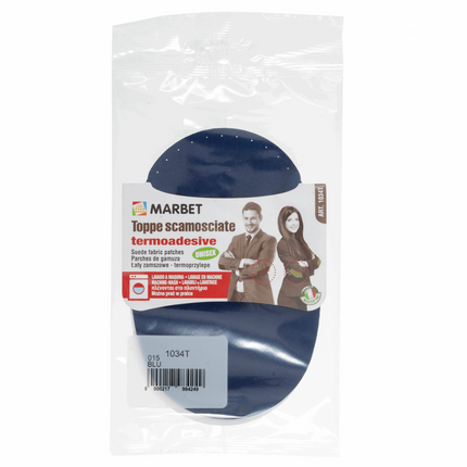 Imitation Suede Patches by Marbet - Iron On Synthetic Mending Repair Patches - ThreadandTrimmings