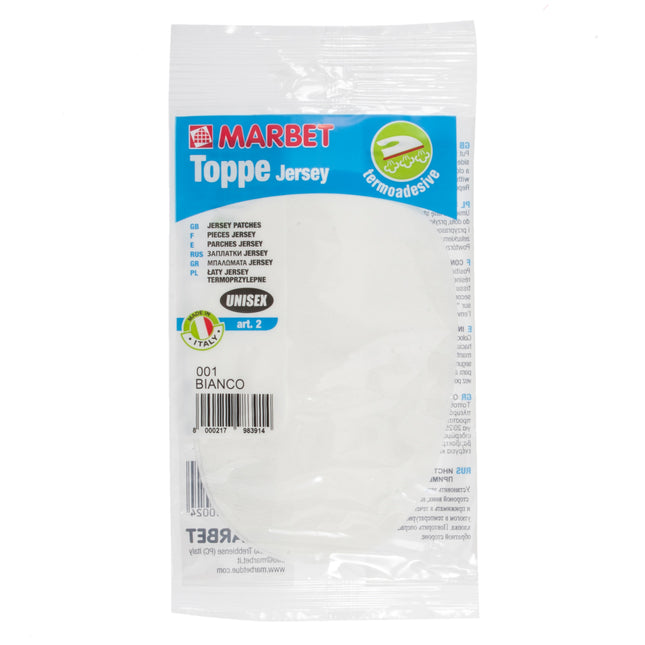 Iron on Jersey Patch Stretch Sportswear by Marbet Ideal For Knitwear Clothing - ThreadandTrimmings