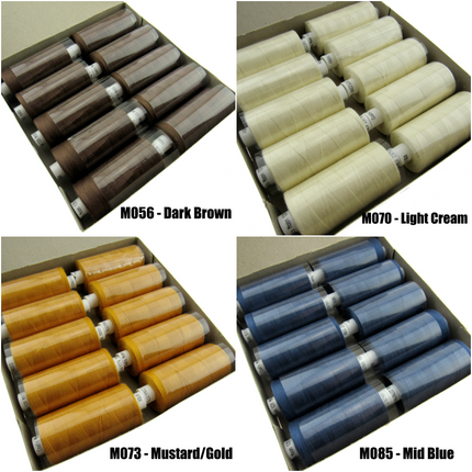 Coats Moon Sewing Thread Any 5 x Assorted Reels of 1000m Pick Your Own Colours - ThreadandTrimmings