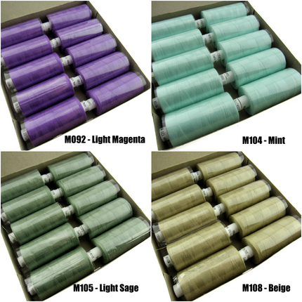 Coats Moon Sewing Thread Any 5 x Assorted Reels of 1000m Pick Your Own Colours - ThreadandTrimmings