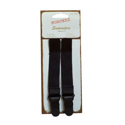 Sew On Suspenders in Black or White Price for a Pair 19mm NSS6