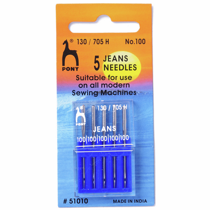 Sewing Machine Needles Domestic by Pony - Stretch, Jeans, Leather, Ball Point. - ThreadandTrimmings