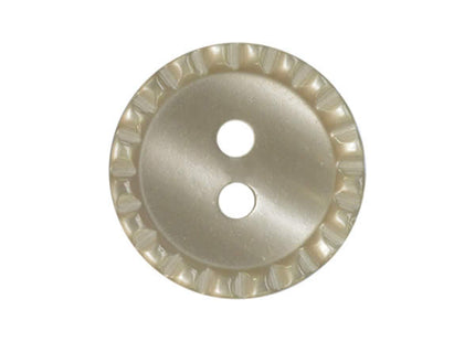 Round Two Tone Shimmer Bead Edge Buttons -- Choice of 9 Bright Colours 3 Sizes - ThreadandTrimmings