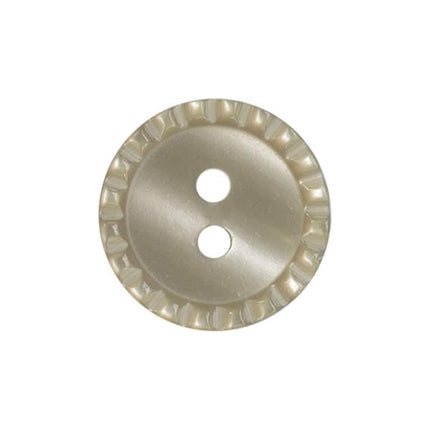 Round Two Tone Shimmer Bead Edge Buttons -- Choice of 9 Bright Colours 3 Sizes - ThreadandTrimmings